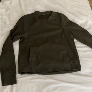 Lululemon green crew jacket